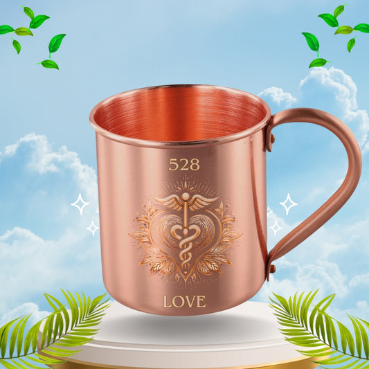 528 Love Engraved Pure Copper Mug – 450ml